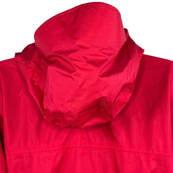 Moonstone Goretex Jacket Rain Coat Small Red Hood Nylon Shell Ripstop Gorpcore - Picture 12 of 16